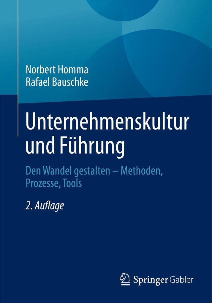 Produktbild: Unternehmenskultur und Führung | Norbert Homma, Rafael Bauschke