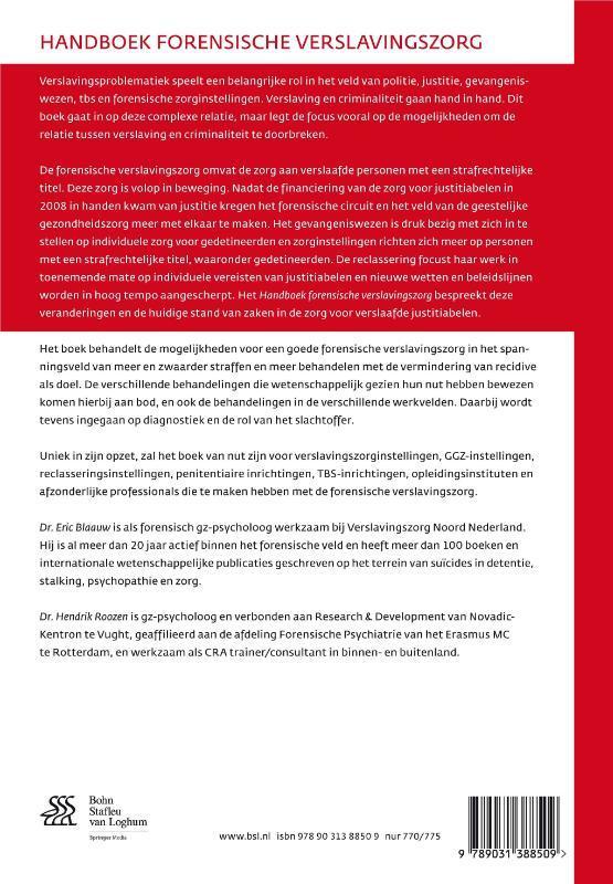 Weitere Ansicht: Handboek forensische verslavingszorg