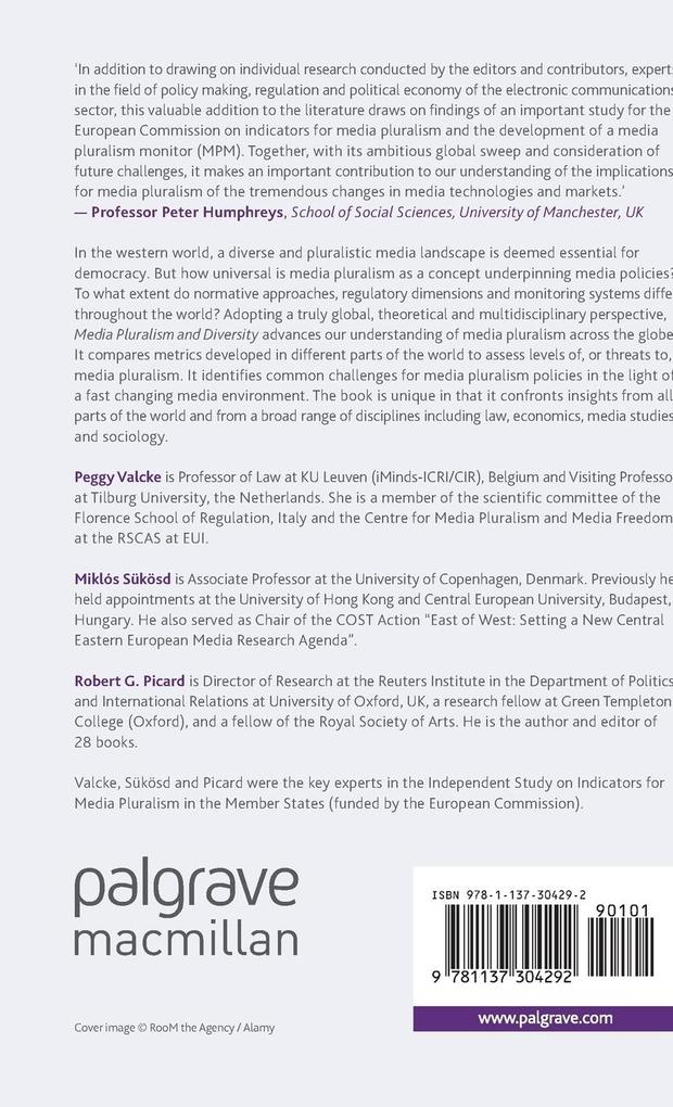Weitere Ansicht: Media Pluralism and Diversity