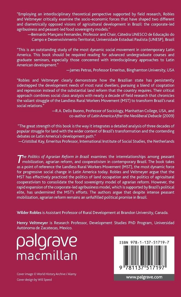 Weitere Ansicht: The Politics of Agrarian Reform in Brazil | Wilder Robles