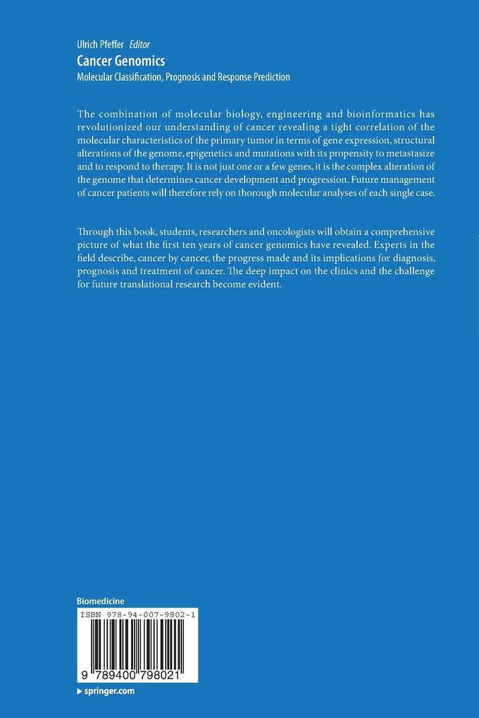 Weitere Ansicht: Cancer Genomics