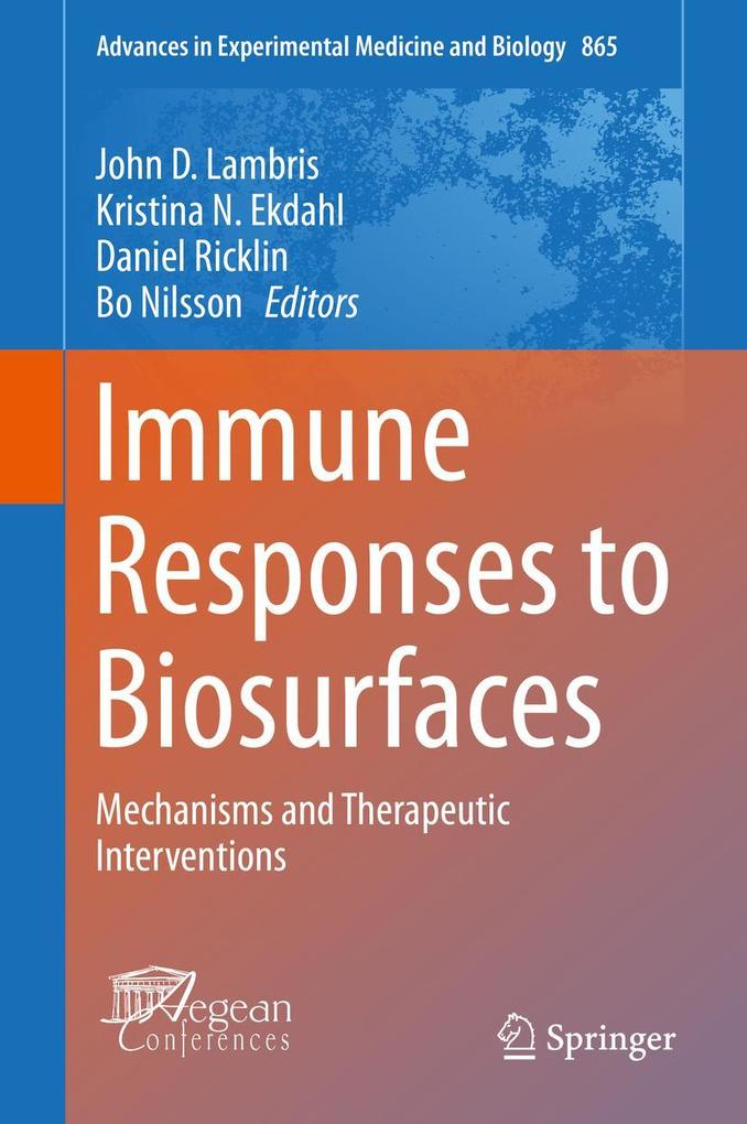 Produktbild: Immune Responses to Biosurfaces