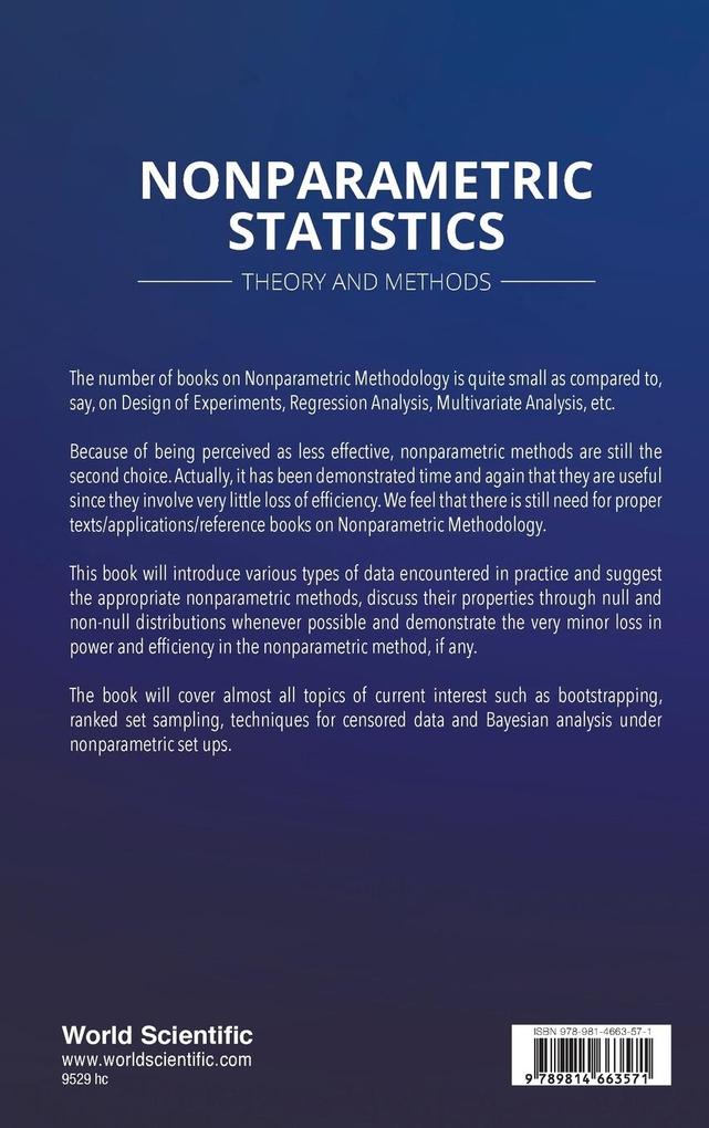 Weitere Ansicht: NONPARAMETRIC STATISTICS | Deshpande Jayant V
