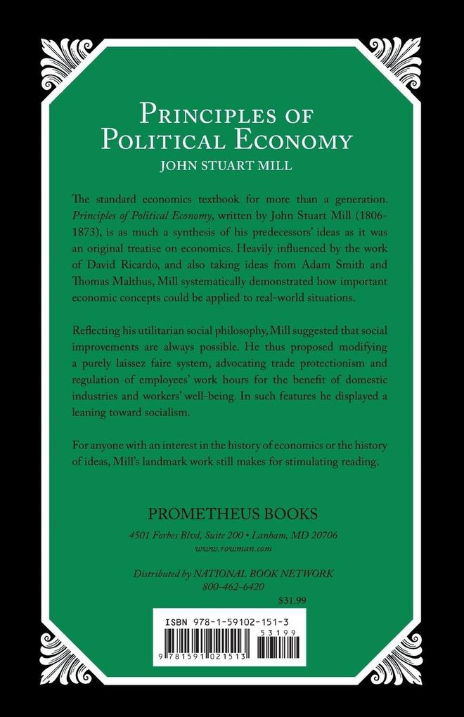 Weitere Ansicht: Principles of Political Economy | John Stuart Mill