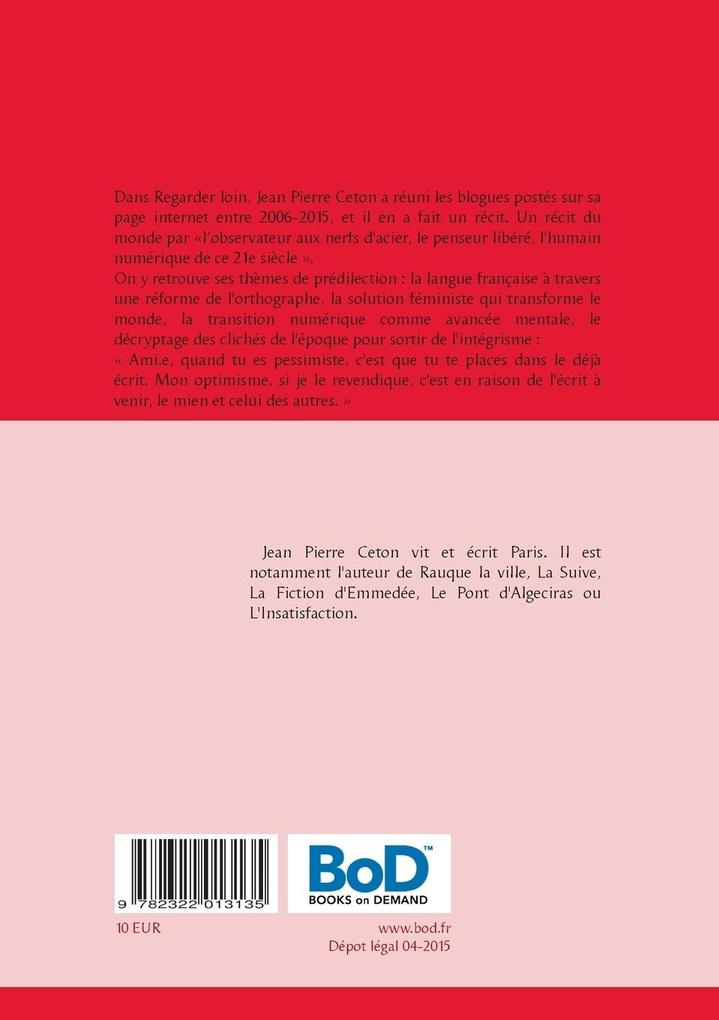 Weitere Ansicht: Regarder loin | Jean Pierre Ceton