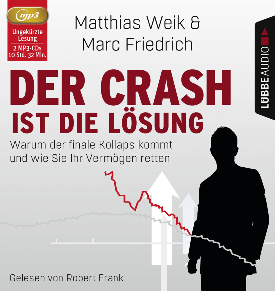 Produktbild: Der Crash ist die Lösung, 2 Audio-CD, 2 MP3 | Matthias Weik, Marc Friedrich
