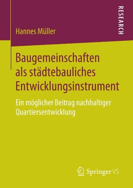 Produktbild: Baugemeinschaften als städtebauliches Entwicklungsinstrument | Hannes Müller