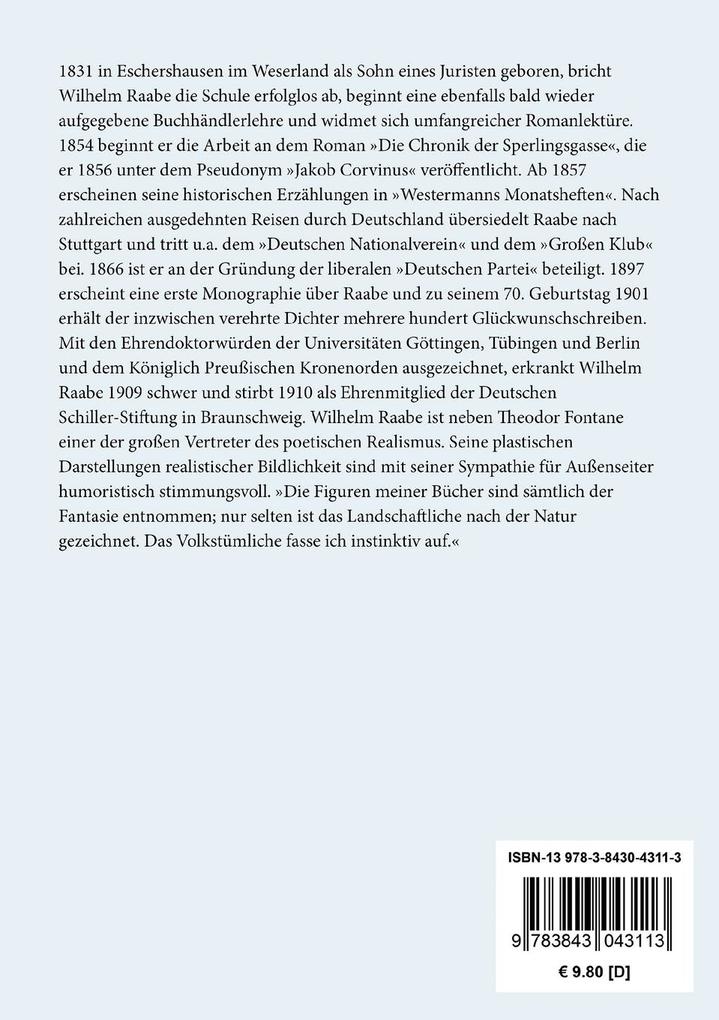 Weitere Ansicht: Unruhige Gäste | Wilhelm Raabe