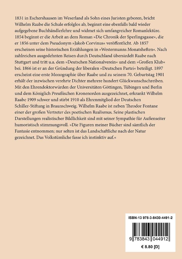 Weitere Ansicht: Hastenbeck | Wilhelm Raabe