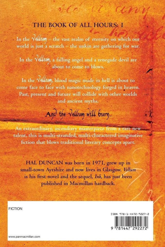 Weitere Ansicht: Vellum | Hal Duncan