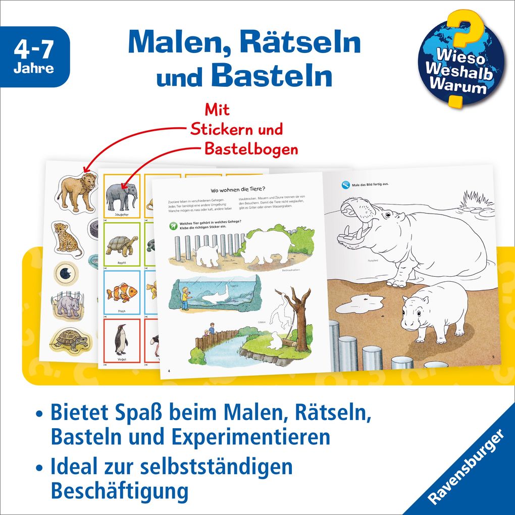 Weitere Ansicht: Wieso? Weshalb? Warum? aktiv-Heft: Im Zoo