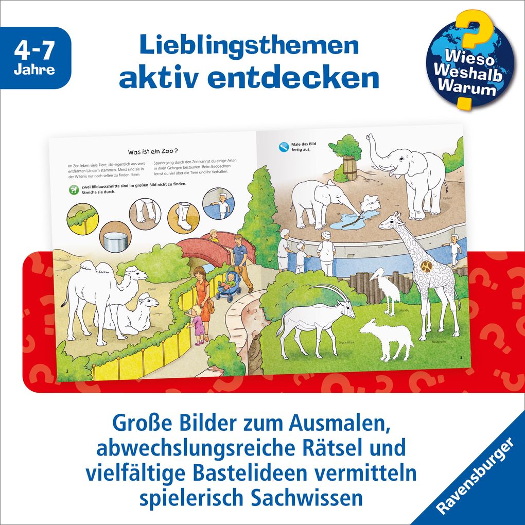 Weitere Ansicht: Wieso? Weshalb? Warum? aktiv-Heft: Im Zoo