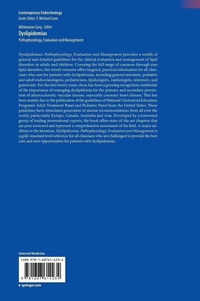 Weitere Ansicht: Dyslipidemias