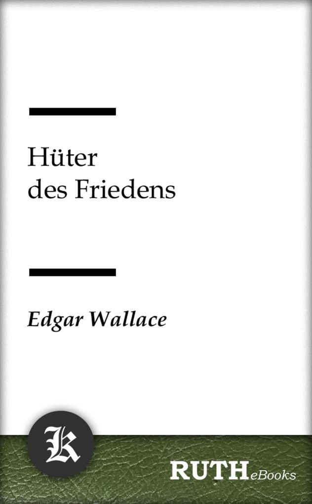 Produktbild: Hüter des Friedens | Edgar Wallace