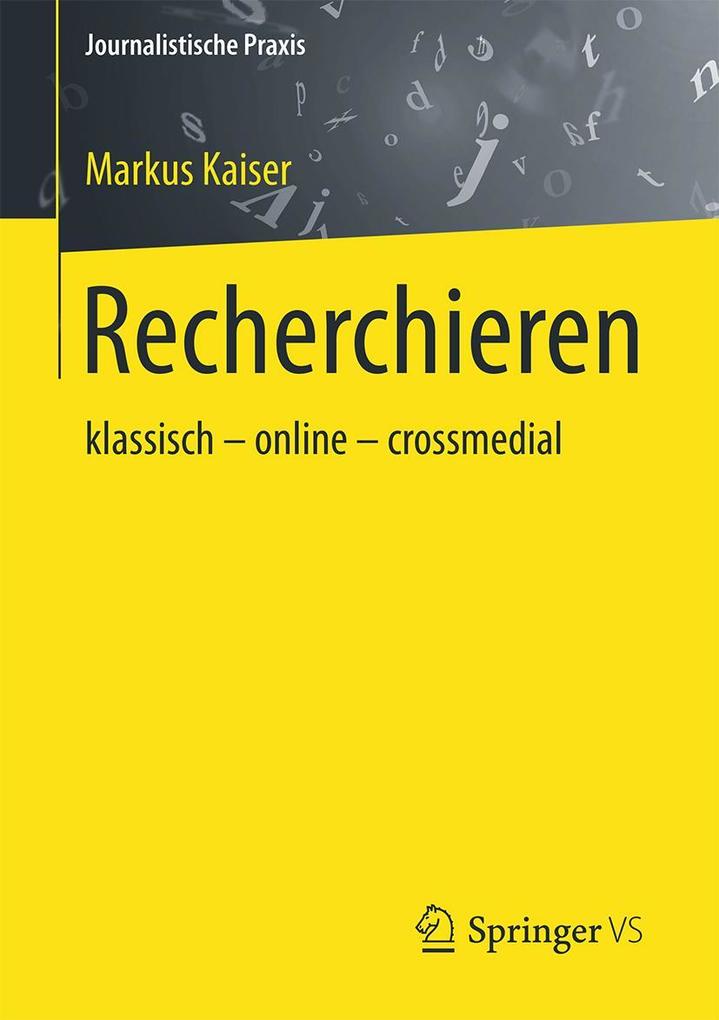Produktbild: Recherchieren | Markus Kaiser