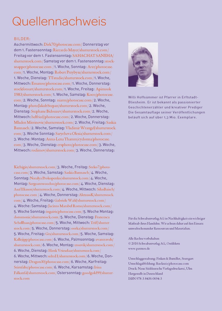 Weitere Ansicht: Fastenkalendergeschichten | Willi Hoffsümmer