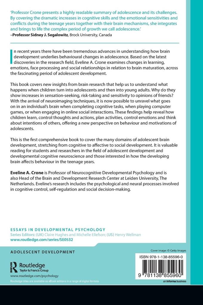 Weitere Ansicht: The Adolescent Brain | Eveline A. Crone