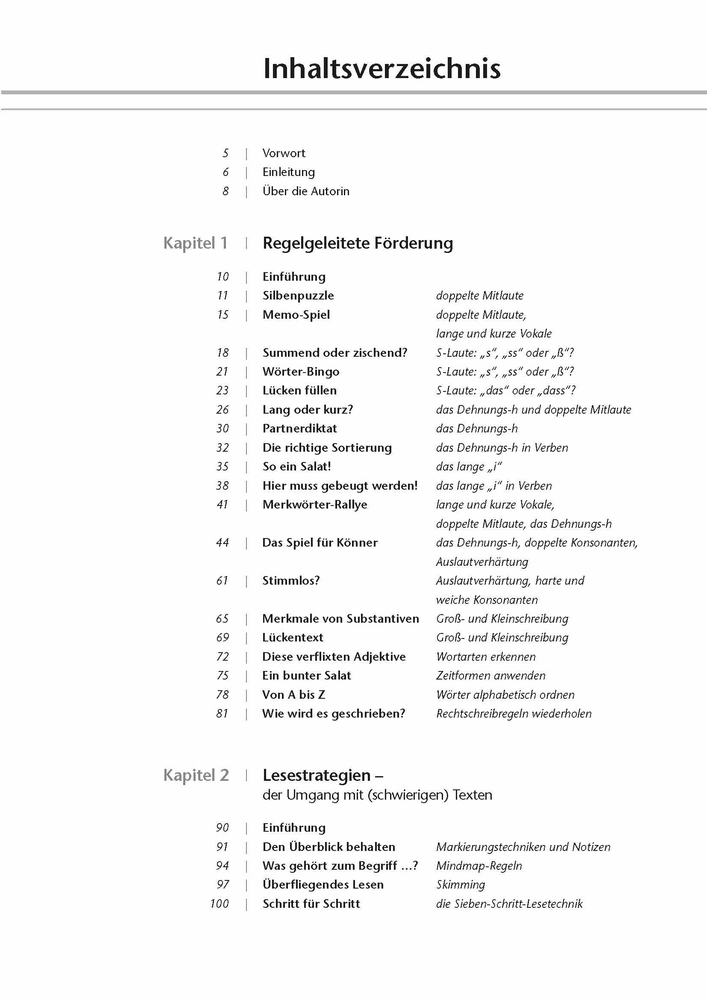 Weitere Ansicht: Fördermaterialien LRS | Britta Schipperges