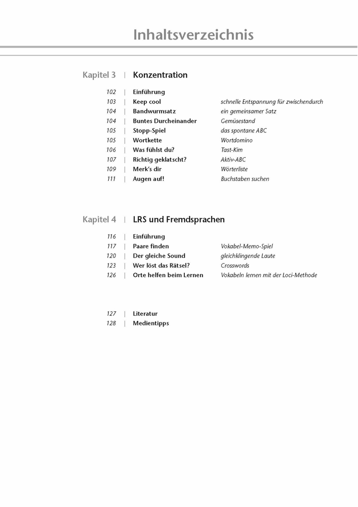 Weitere Ansicht: Fördermaterialien LRS | Britta Schipperges