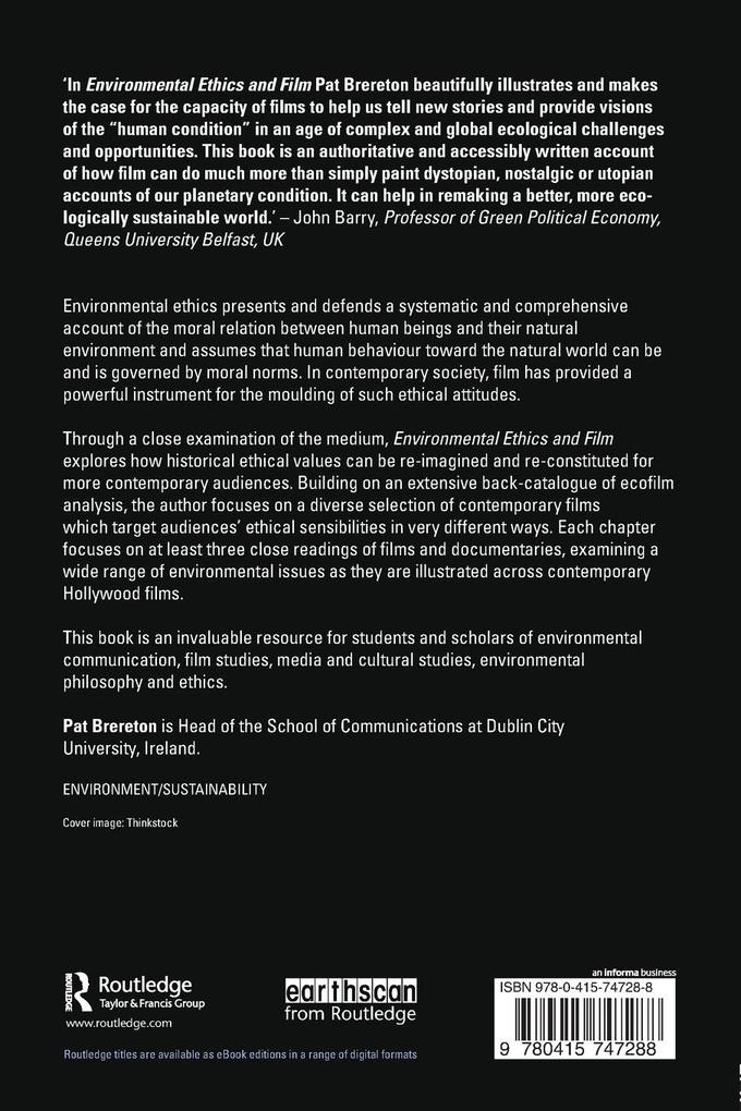 Weitere Ansicht: Environmental Ethics and Film | Pat Brereton