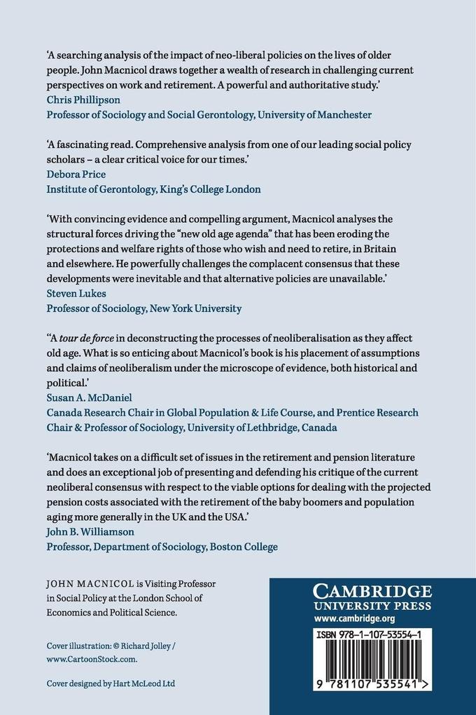 Weitere Ansicht: Neoliberalising Old Age | John Macnicol