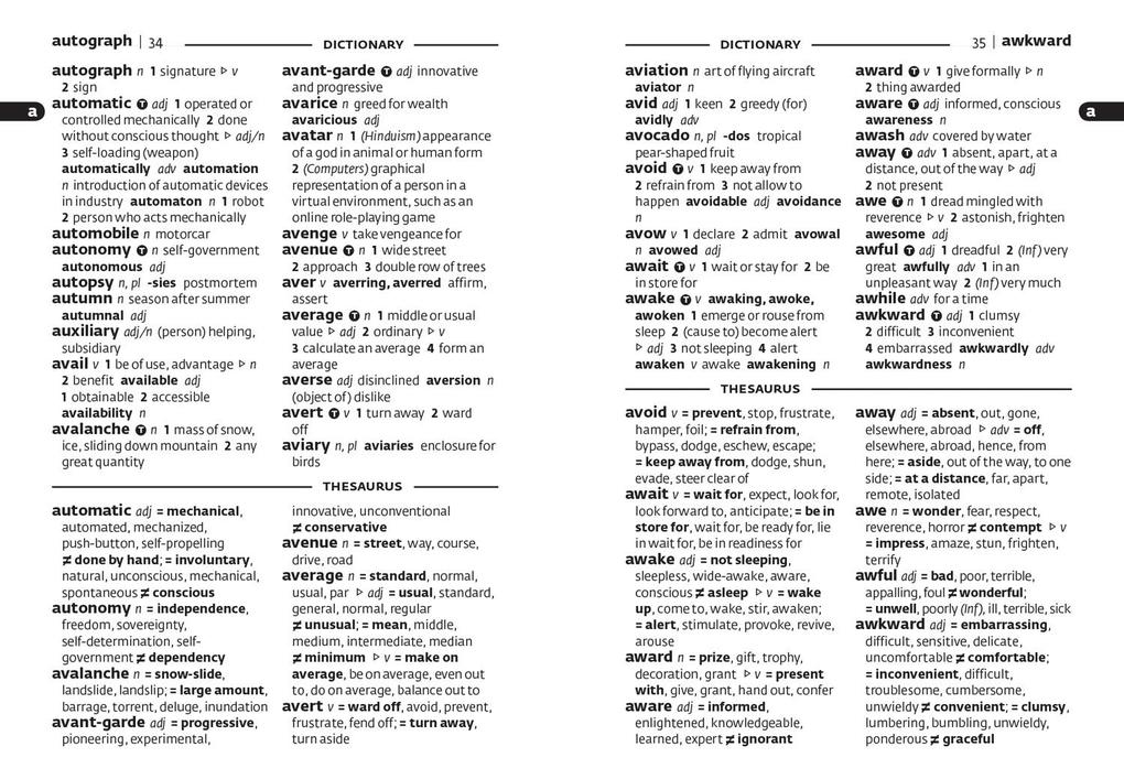 Weitere Ansicht: English Gem Dictionary and Thesaurus | Collins Dictionaries