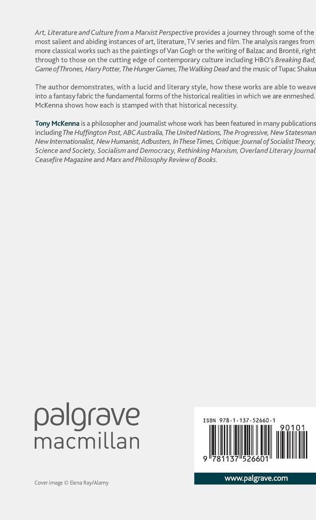 Weitere Ansicht: Art, Literature and Culture from a Marxist Perspective | Tony McKenna
