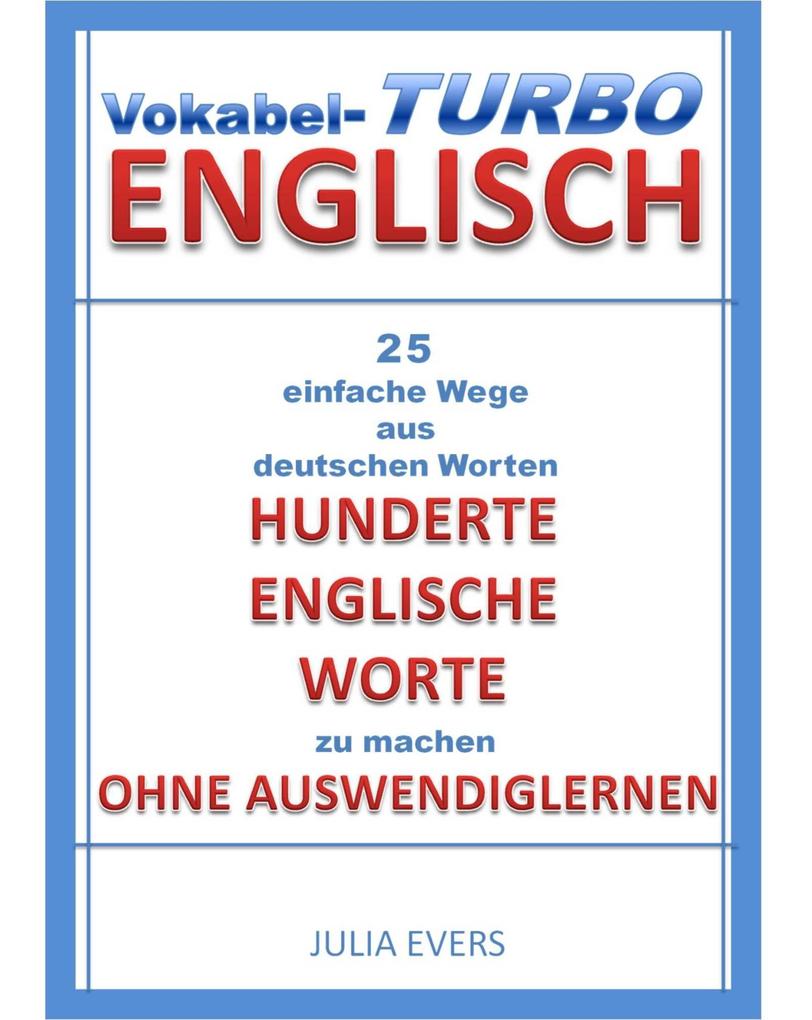 Produktbild: Vokabel-Turbo Englisch | Julia Evers