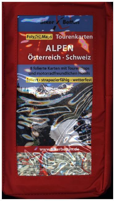 Produktbild: Tourenkarten Set ALPEN Österreich Schweiz (FolyMaps)