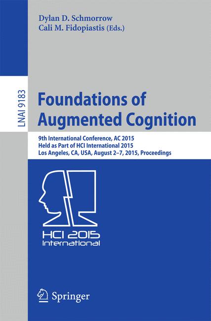 Weitere Ansicht: Foundations of Augmented Cognition