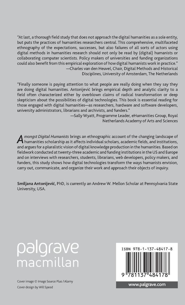 Weitere Ansicht: Amongst Digital Humanists | Smiljana Antonijevi