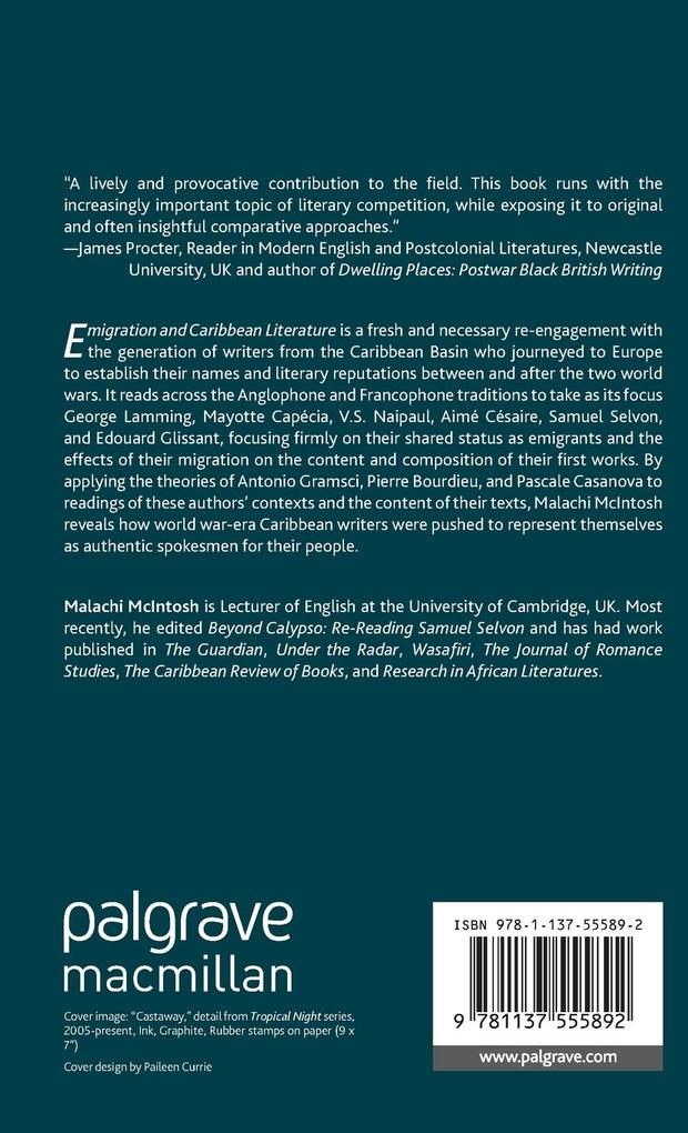 Weitere Ansicht: Emigration and Caribbean Literature | Malachi McIntosh