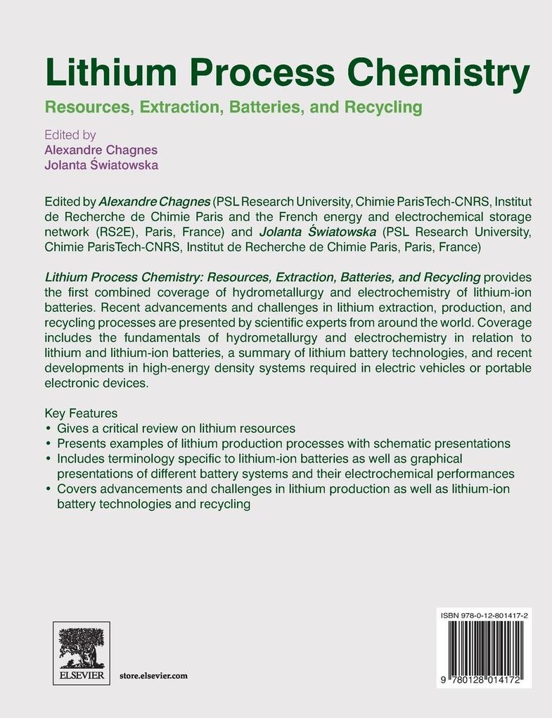 Weitere Ansicht: Lithium Process Chemistry