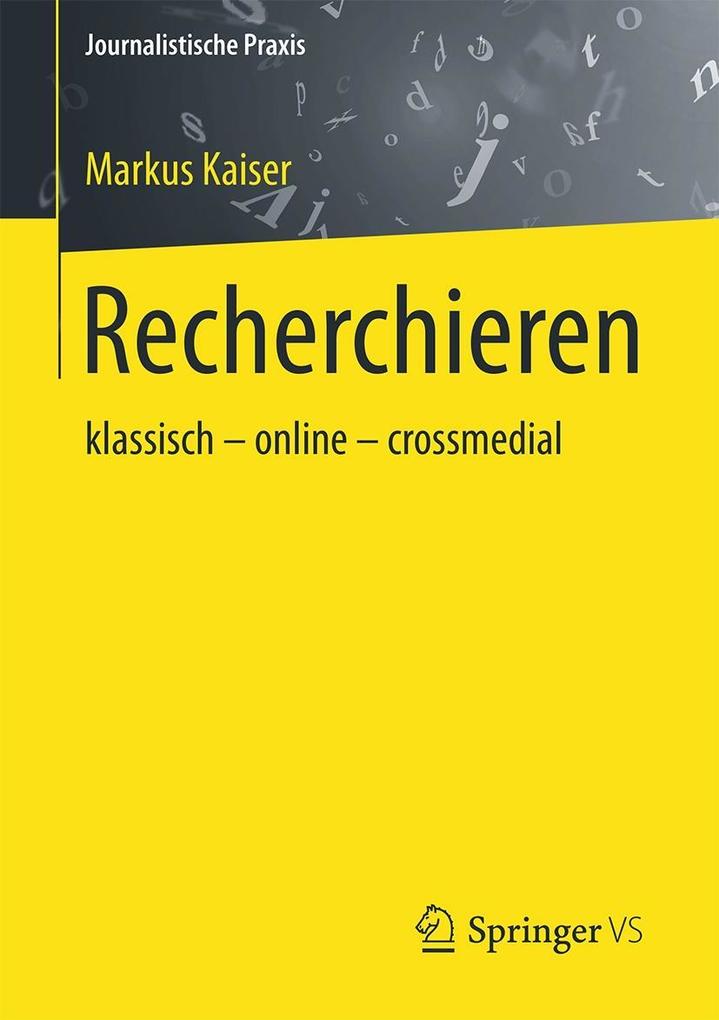 Produktbild: Recherchieren | Markus Kaiser