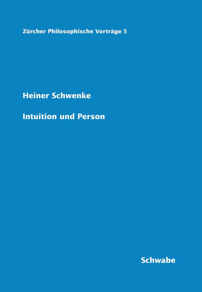 Produktbild: Intuition und Person | Heiner Schwenke
