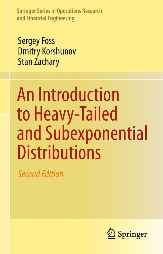 Produktbild: An Introduction to Heavy-Tailed and Subexponential Distributions | Sergey Foss, Dmitry Korshunov, Stan Zachary