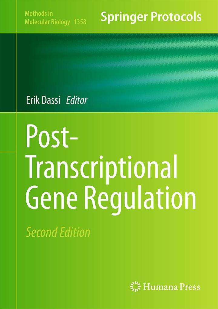 Produktbild: Post-Transcriptional Gene Regulation