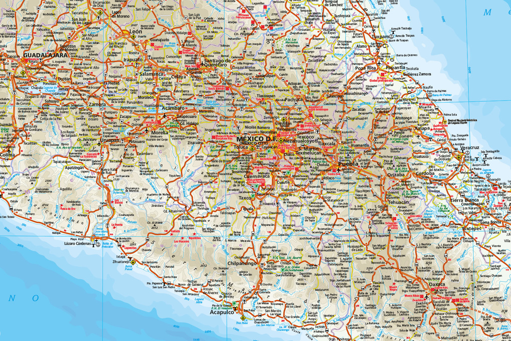 Weitere Ansicht: Reise Know-How Landkarte Mexiko / Mexico (1:2.250.000)