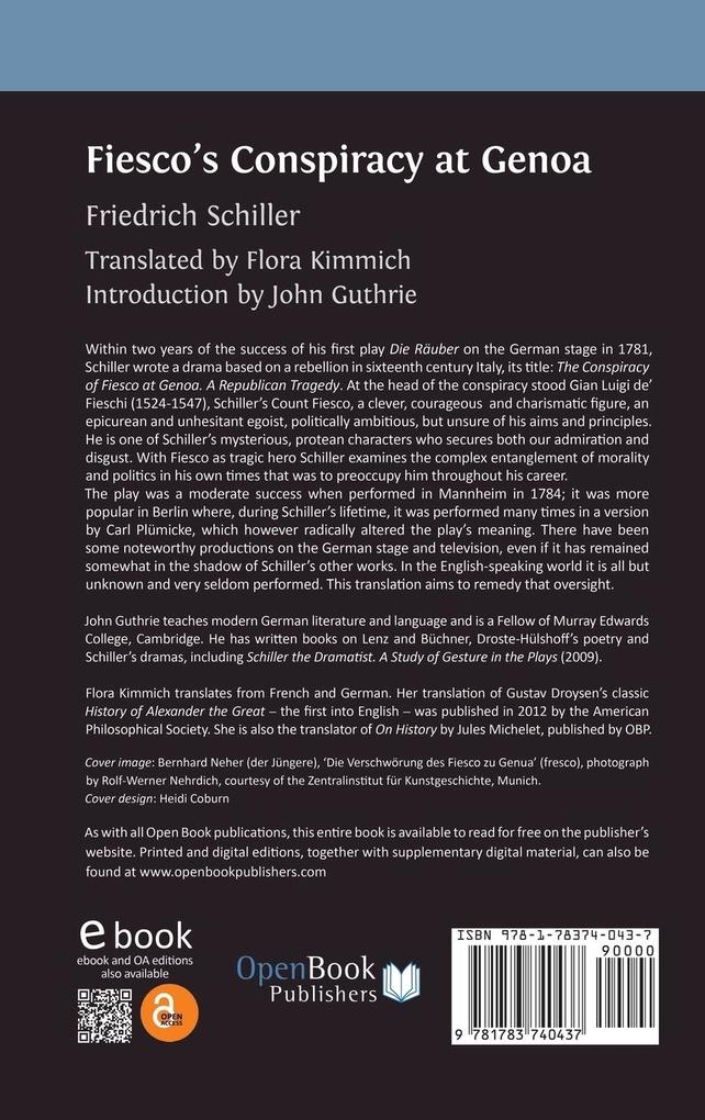 Weitere Ansicht: Fiesco's Conspiracy at Genoa | Friedrich Schiller