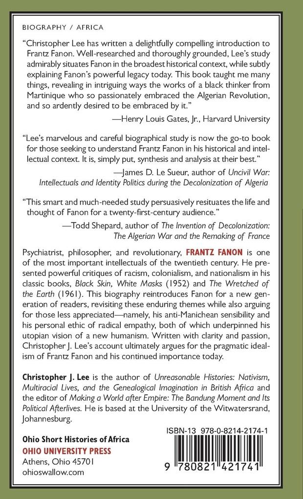 Weitere Ansicht: Frantz Fanon | Christopher J. Lee
