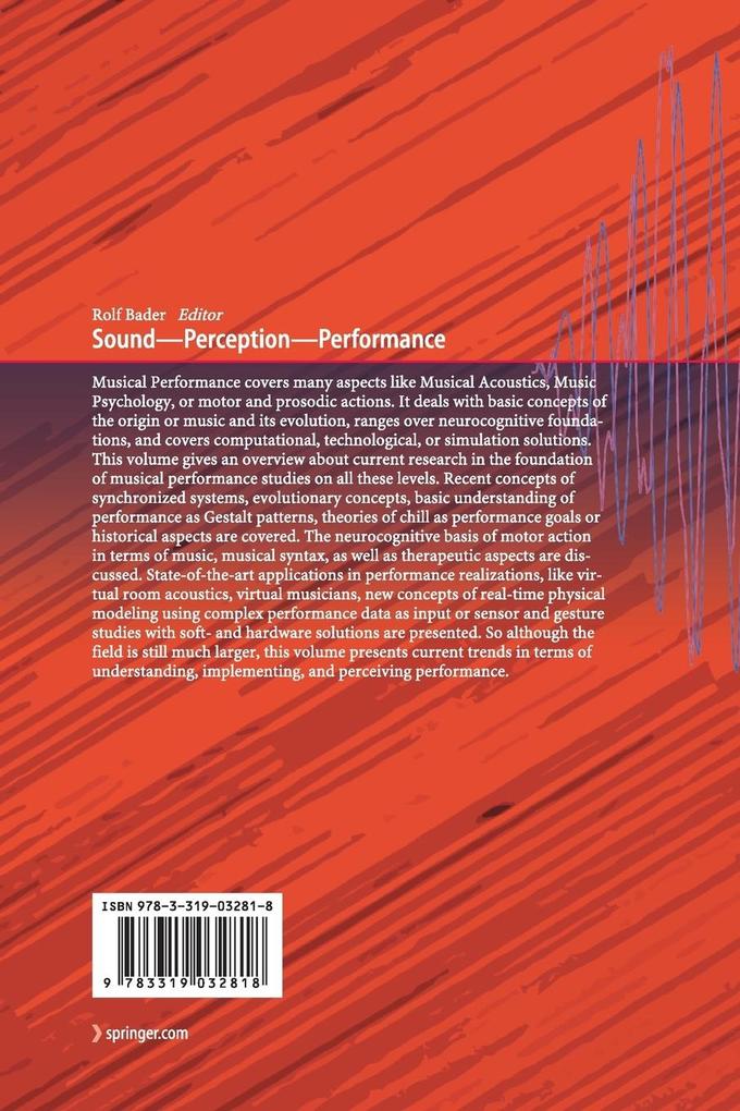 Weitere Ansicht: Sound - Perception - Performance