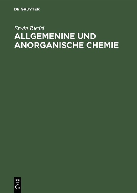 Produktbild: Allgemenine und anorganische Chemie | Erwin Riedel