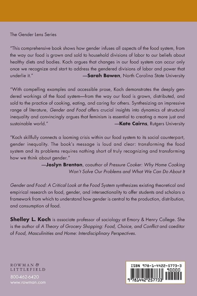 Weitere Ansicht: Gender and Food | Shelley L. Koch