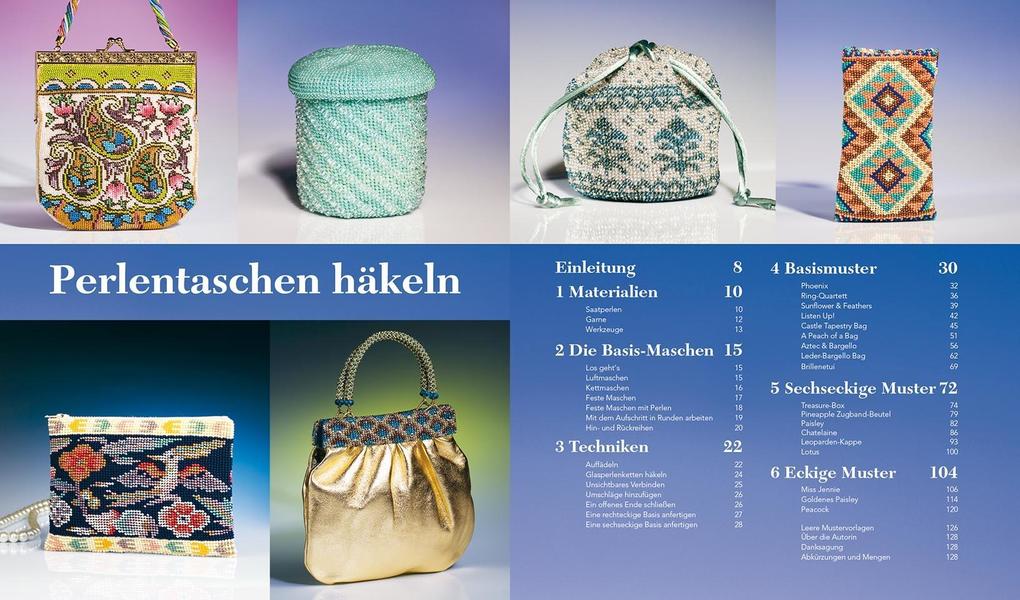 Weitere Ansicht: Perlentaschen häkeln | Ann Benson
