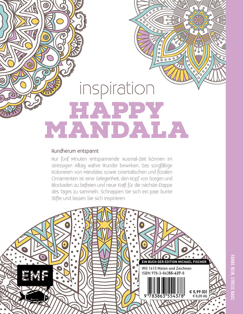 Weitere Ansicht: Inspiration Happy Mandala | Edition Michael Fischer
