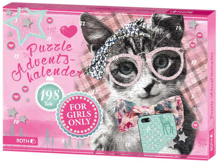 Produktbild: Puzzle-Adventskalender "For Girls"