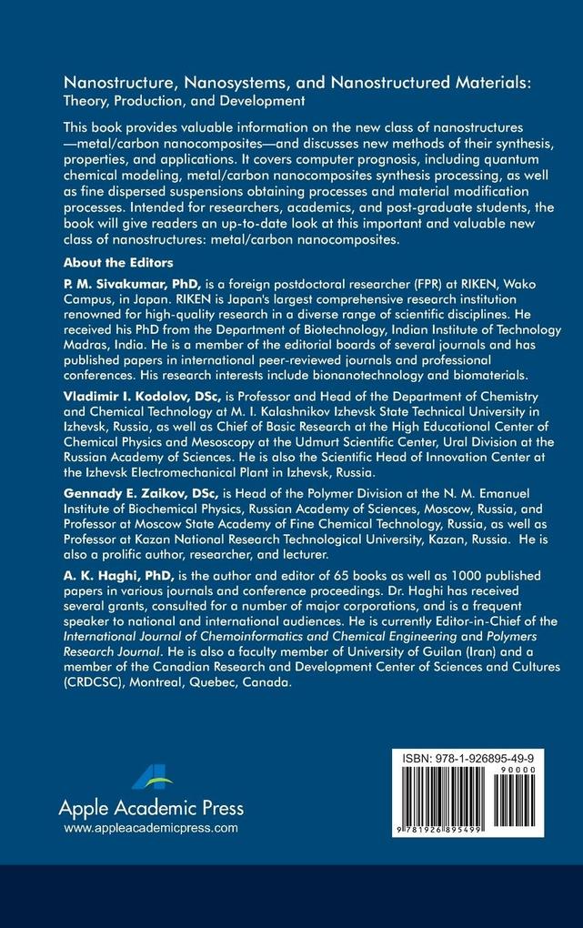 Weitere Ansicht: Nanostructure, Nanosystems, and Nanostructured Materials