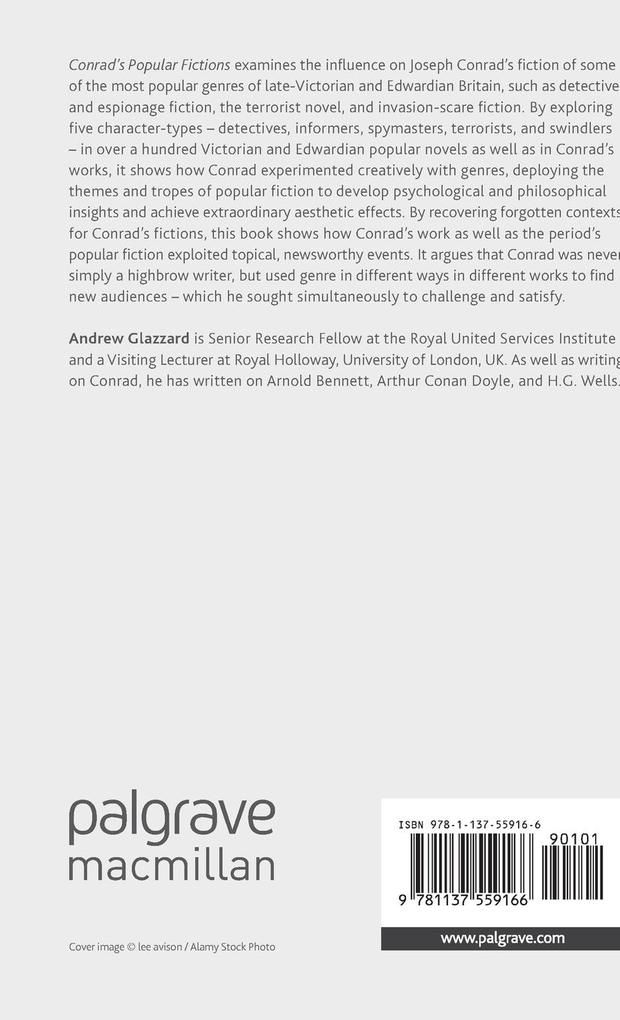 Weitere Ansicht: Conrad's Popular Fictions | Andrew Glazzard