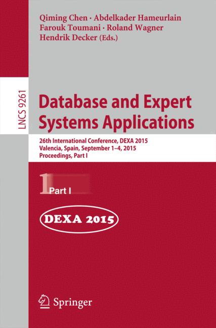 Weitere Ansicht: Database and Expert Systems Applications