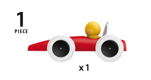 Weitere Ansicht: BRIO - Rennwagen im Display, 8 Stck., sort. 1 x natur, 3 x rot, 2 x blau, 2 x grün | BRIO®